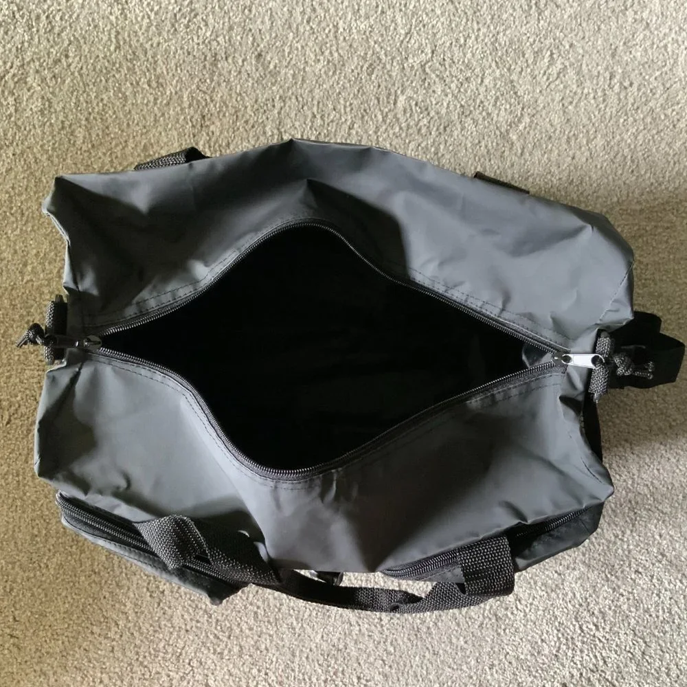 TV Guide Logoed Black Duffel Bag. NWOT